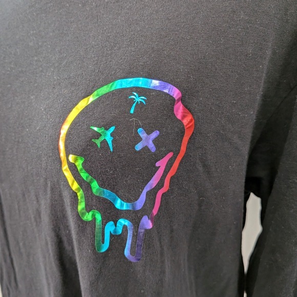 My Travel Vibes Apparel Rainbow Skull Long Sleeve Tee Streetwear Unisex L - Picture 10 of 10